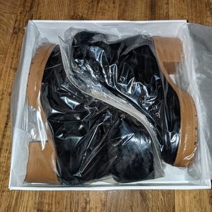 find. Women's Mid Height Faux Fur Lace Up Ankle Boots Size 8